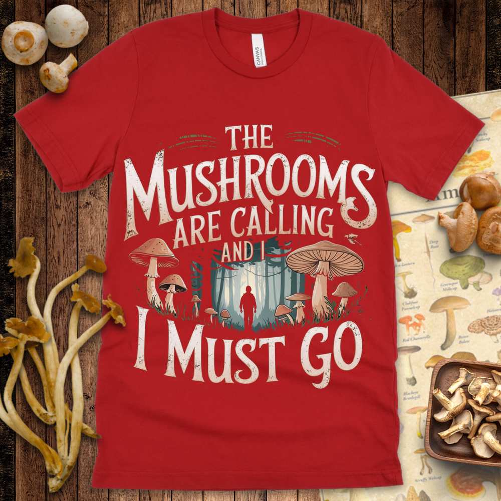 Mushrooms Calling Tee