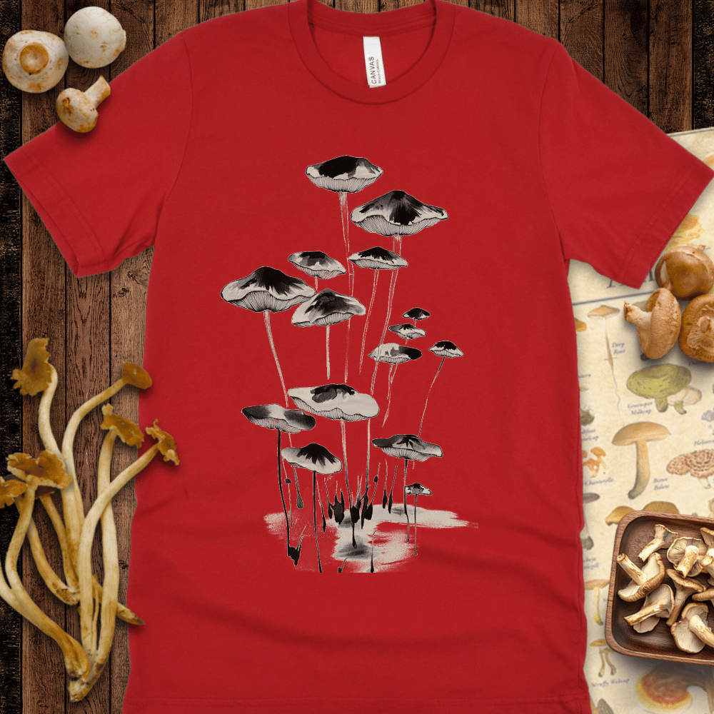 Sumi-E Mushroom Tee