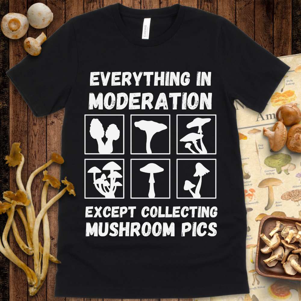 Mushroom Pics Tee