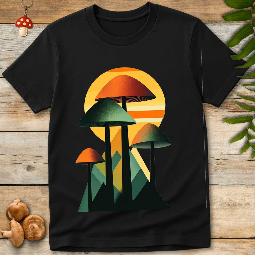 Geo Fungi Sunset Tee