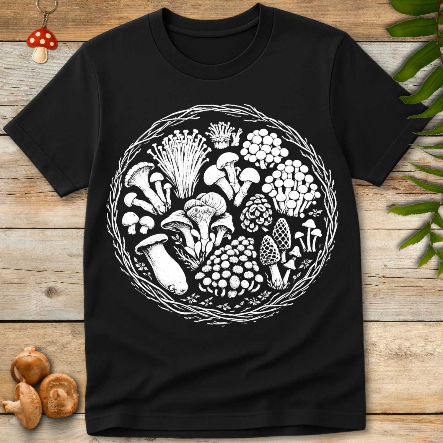 Wild Fungi Wreath Tee