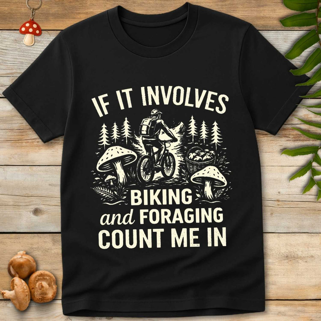 Biking Foraging Tee