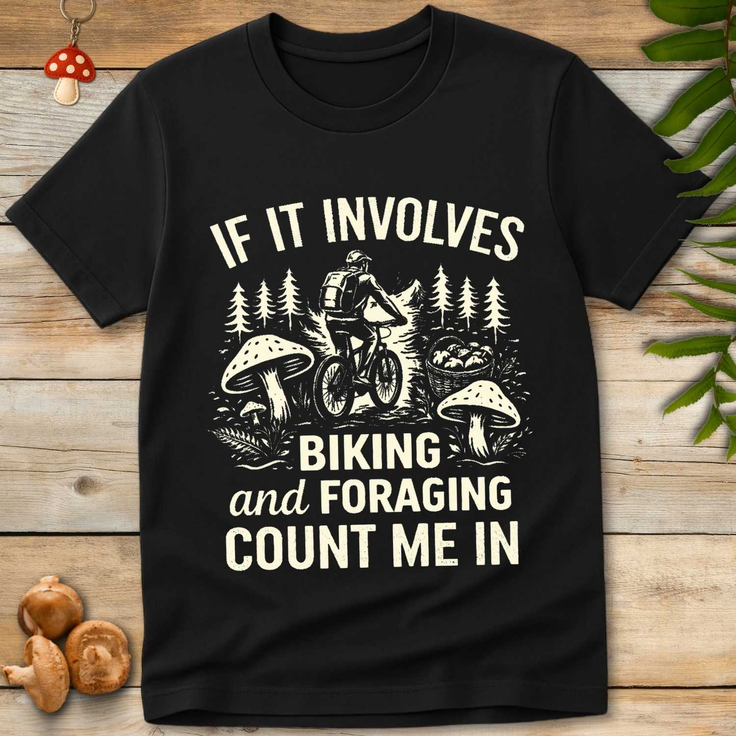 Biking Foraging Tee