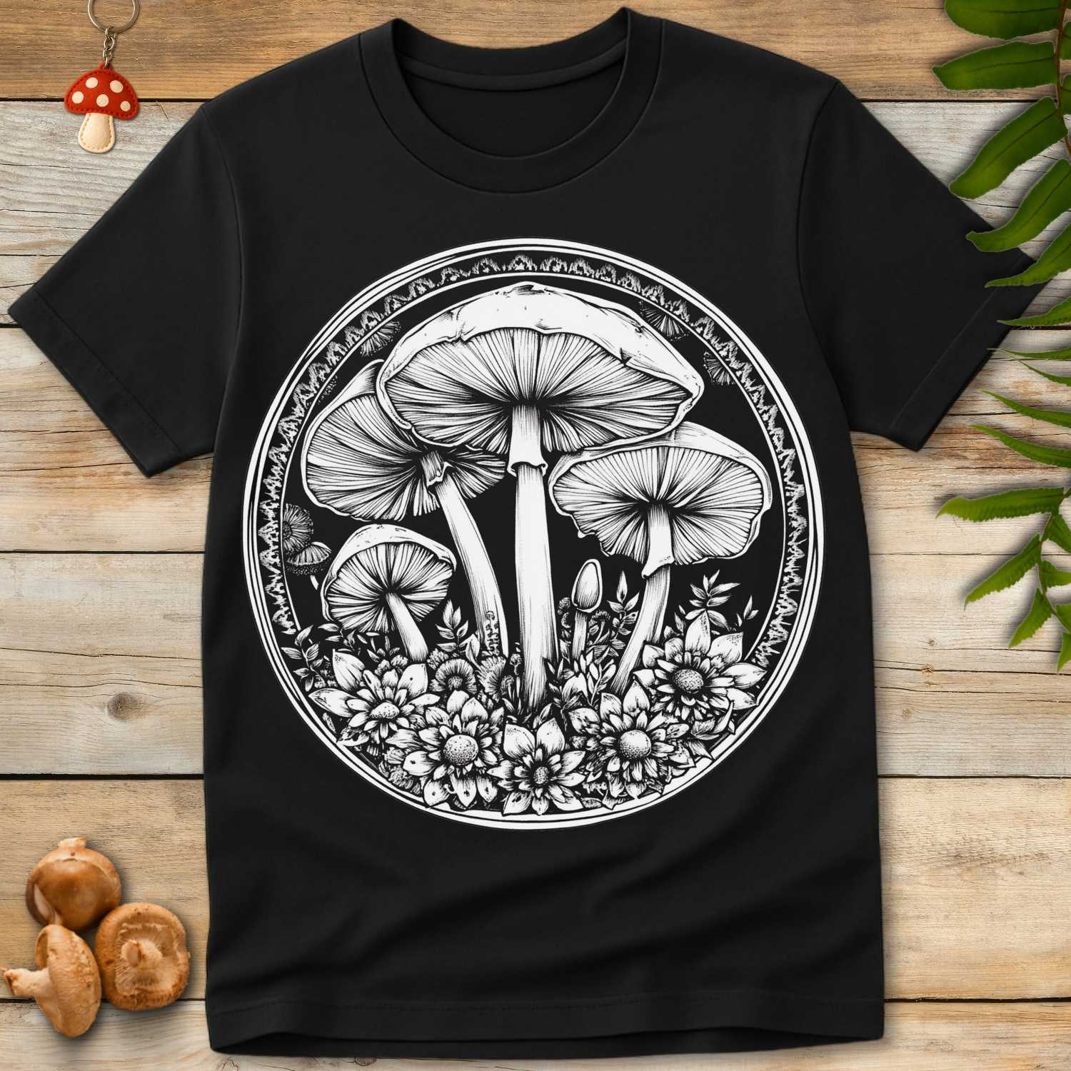 Mushroom n Flower Tee