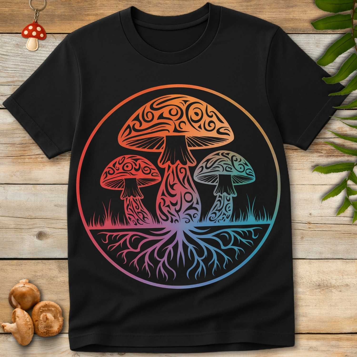 Tribal Fungi Colors Tee