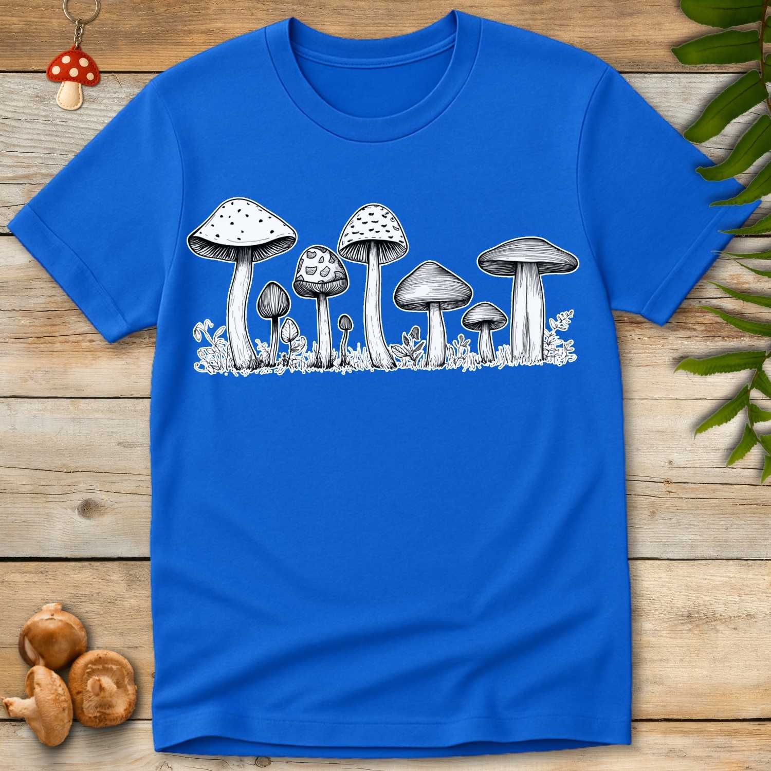 White Fungi Art Tee