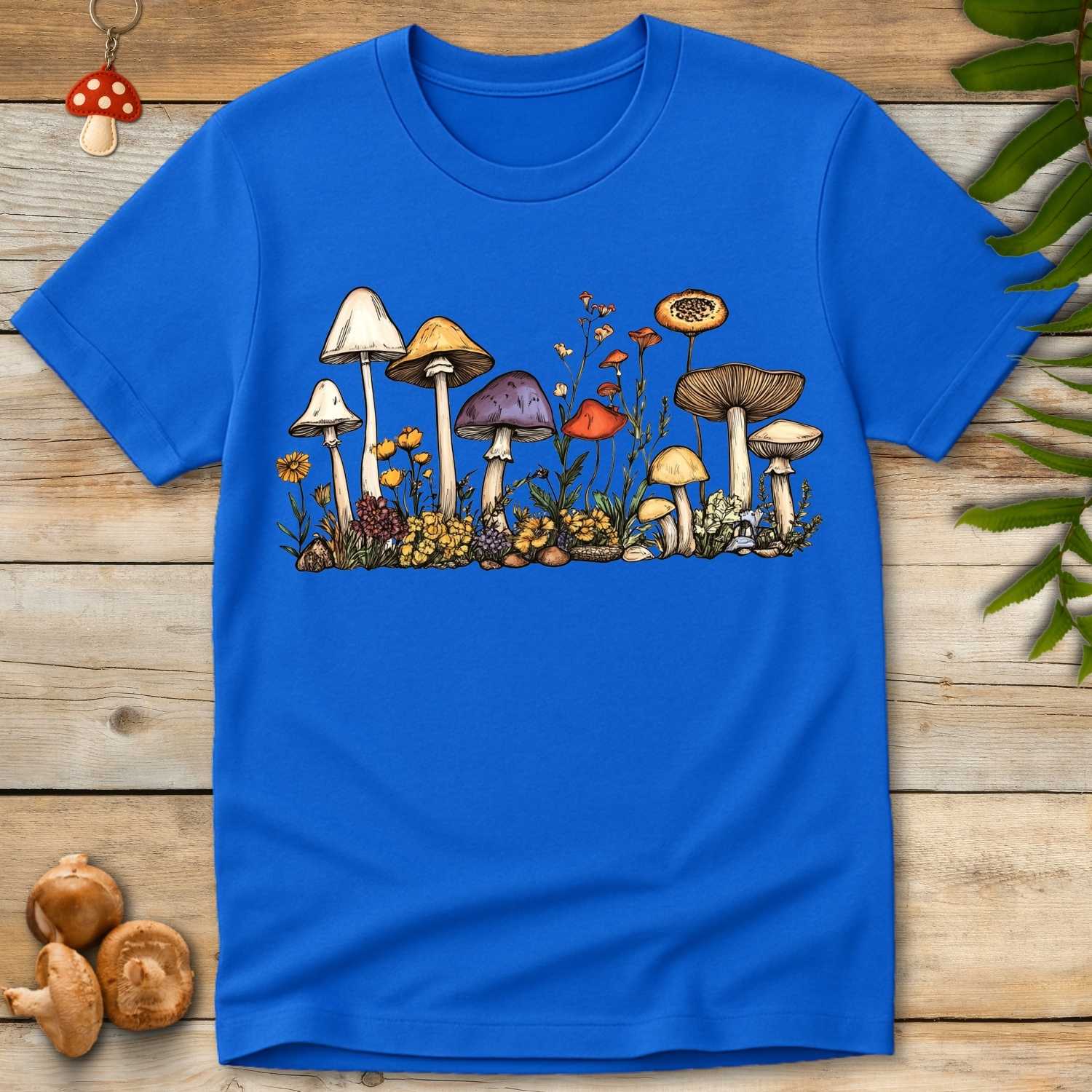 Line Art Fungi Fauna Tee