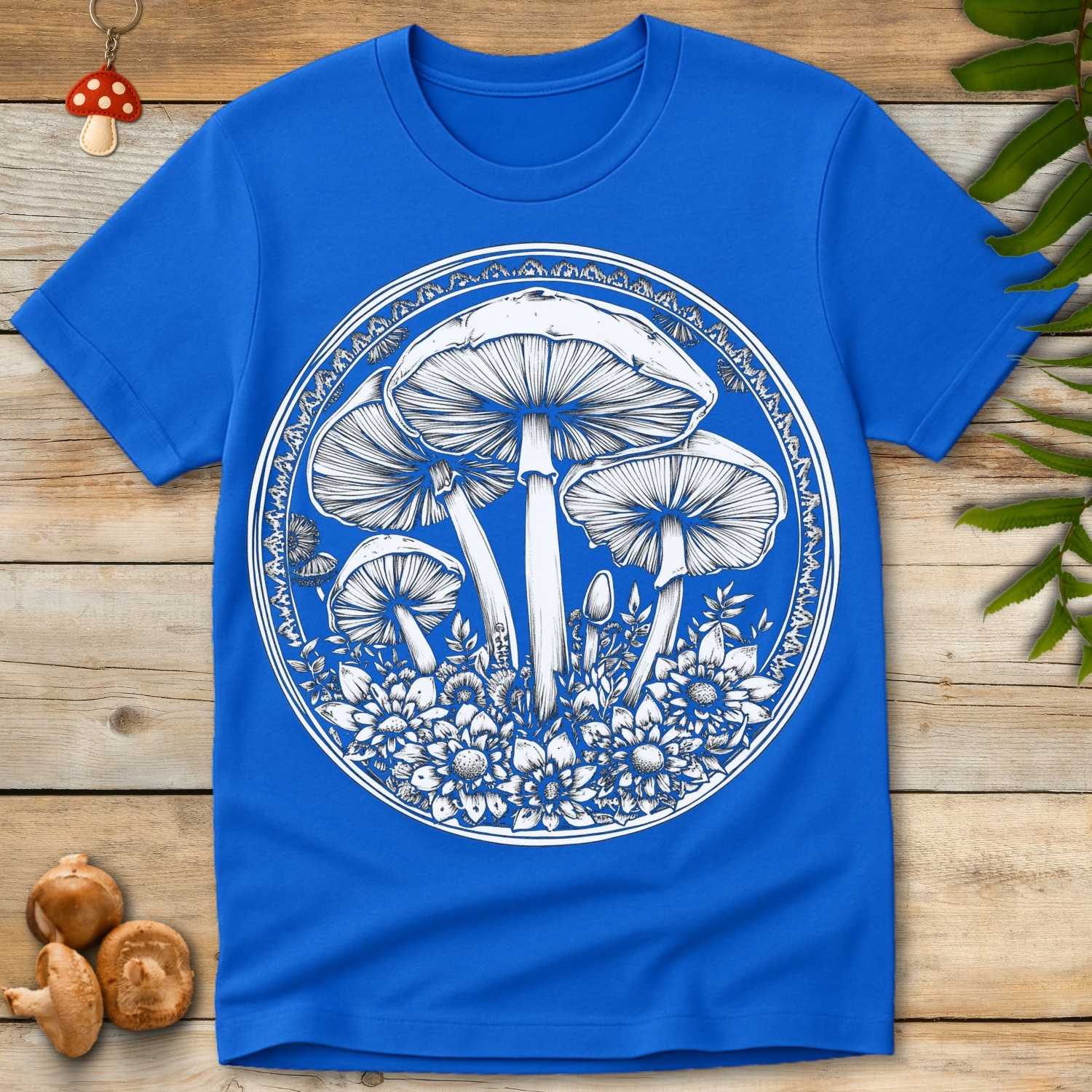 Mushroom n Flower Tee