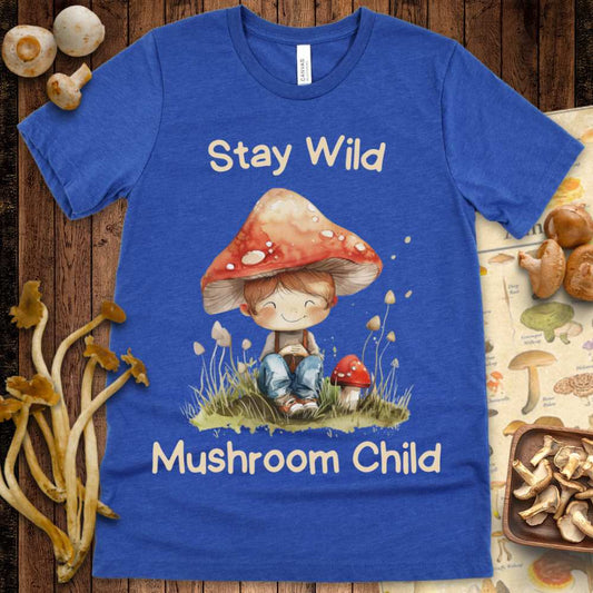 Stay Wild Mushroom Child Tee