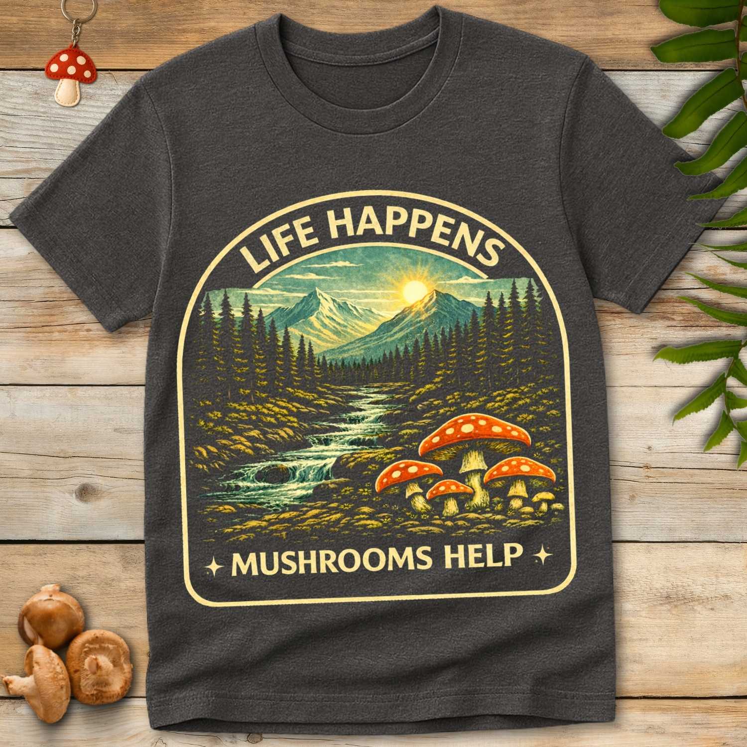 Mushrooms Help Tee