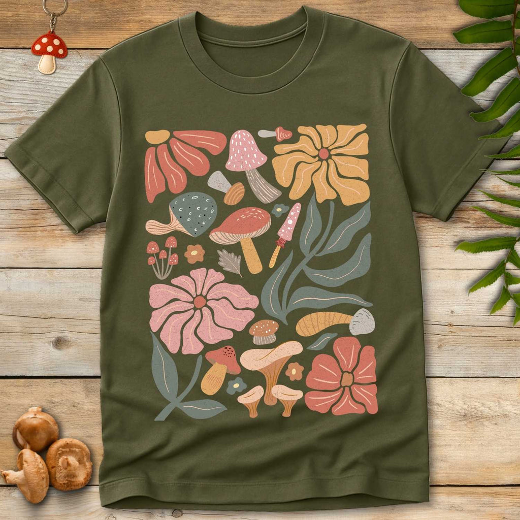Boho Fungi N Fauna Tee