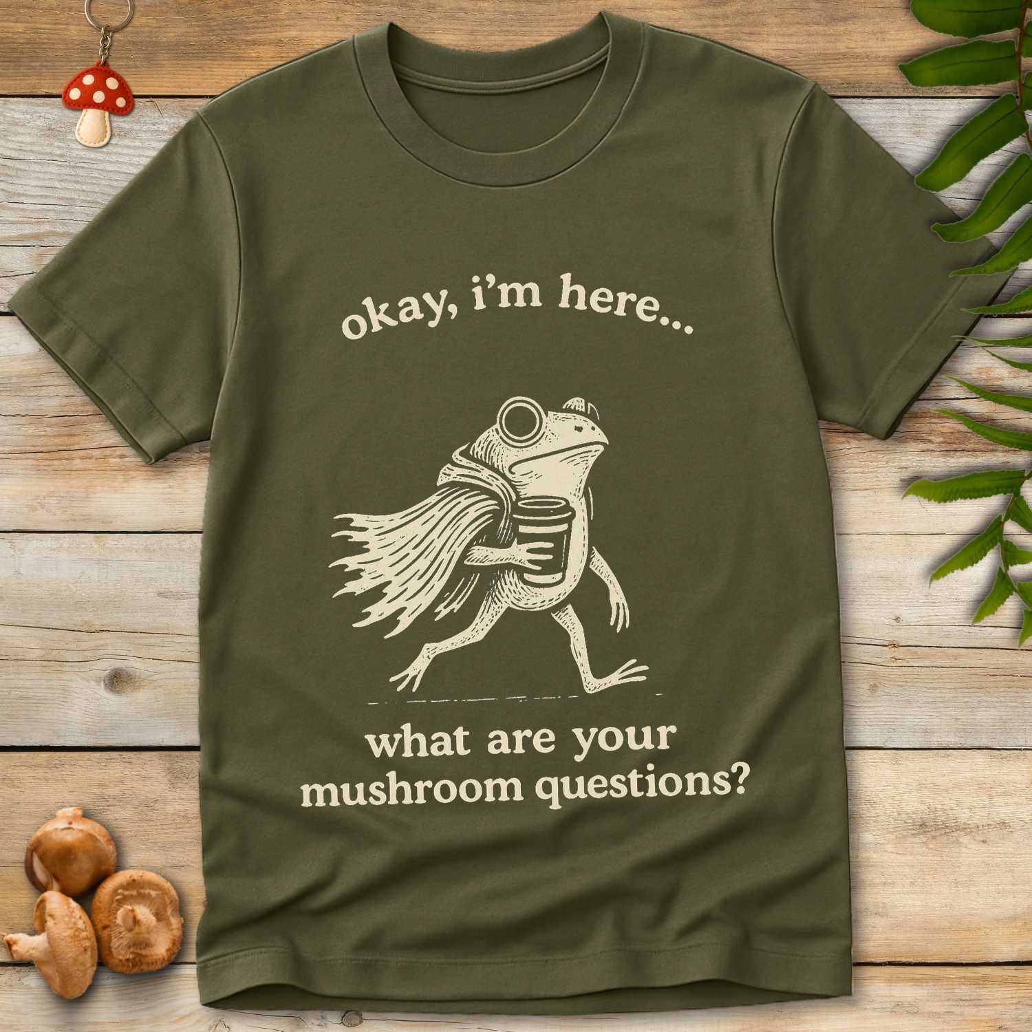 Mushroom Questions Tee