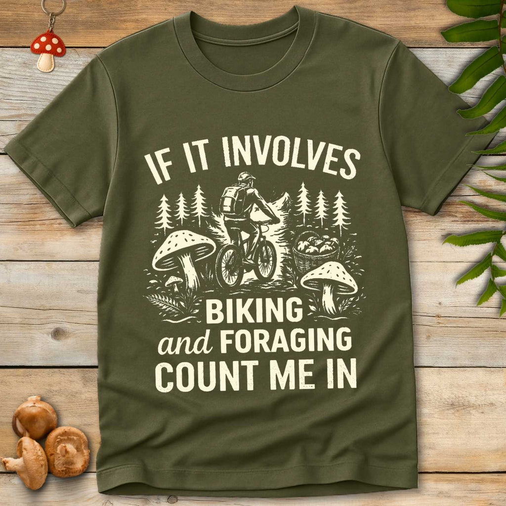 Biking Foraging Tee