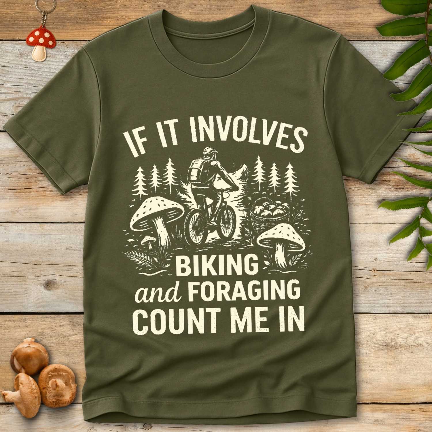 Biking Foraging Tee