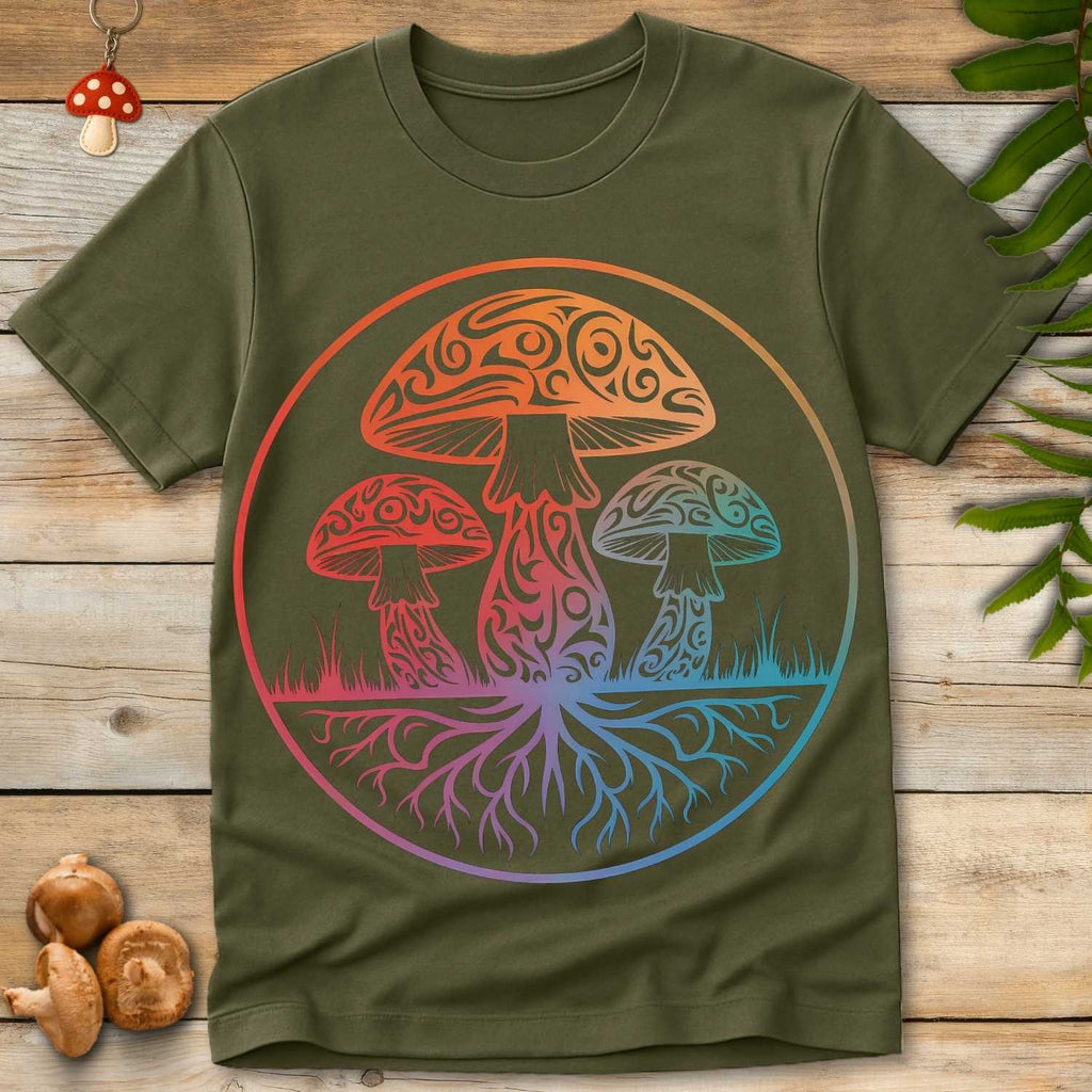 Tribal Fungi Colors Tee