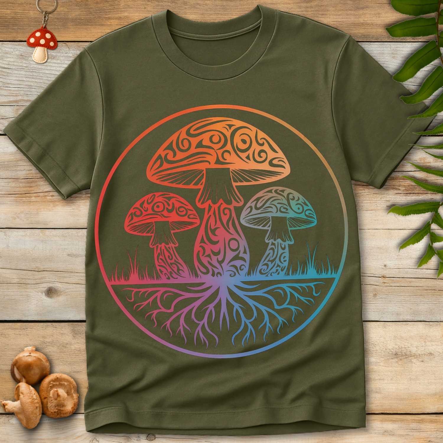 Tribal Fungi Colors Tee