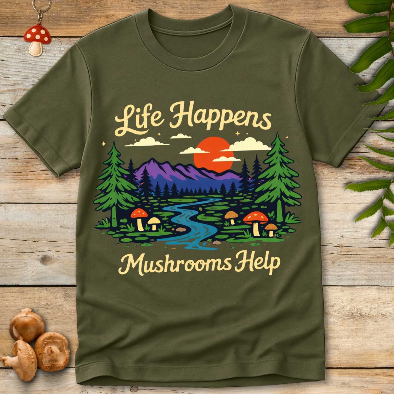Mushroom Help Tee