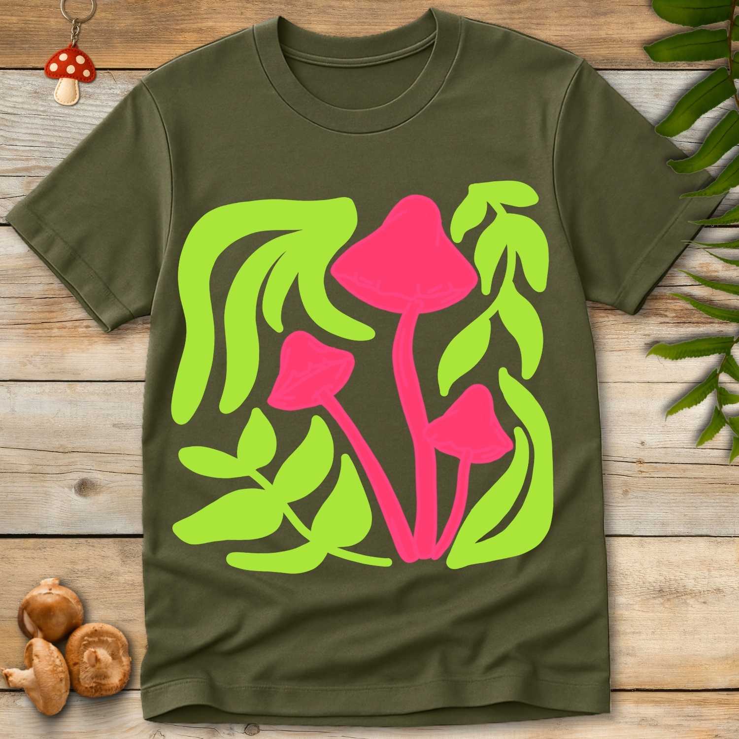 Mushroom Design Tee