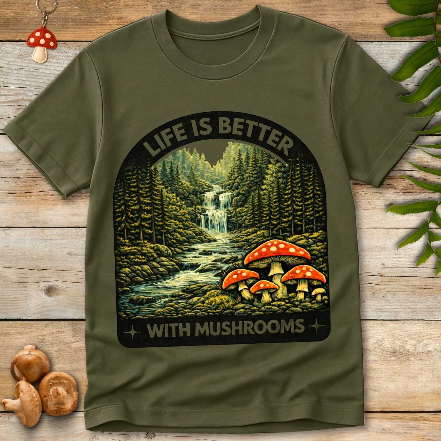 Better With Mushrooms Tee