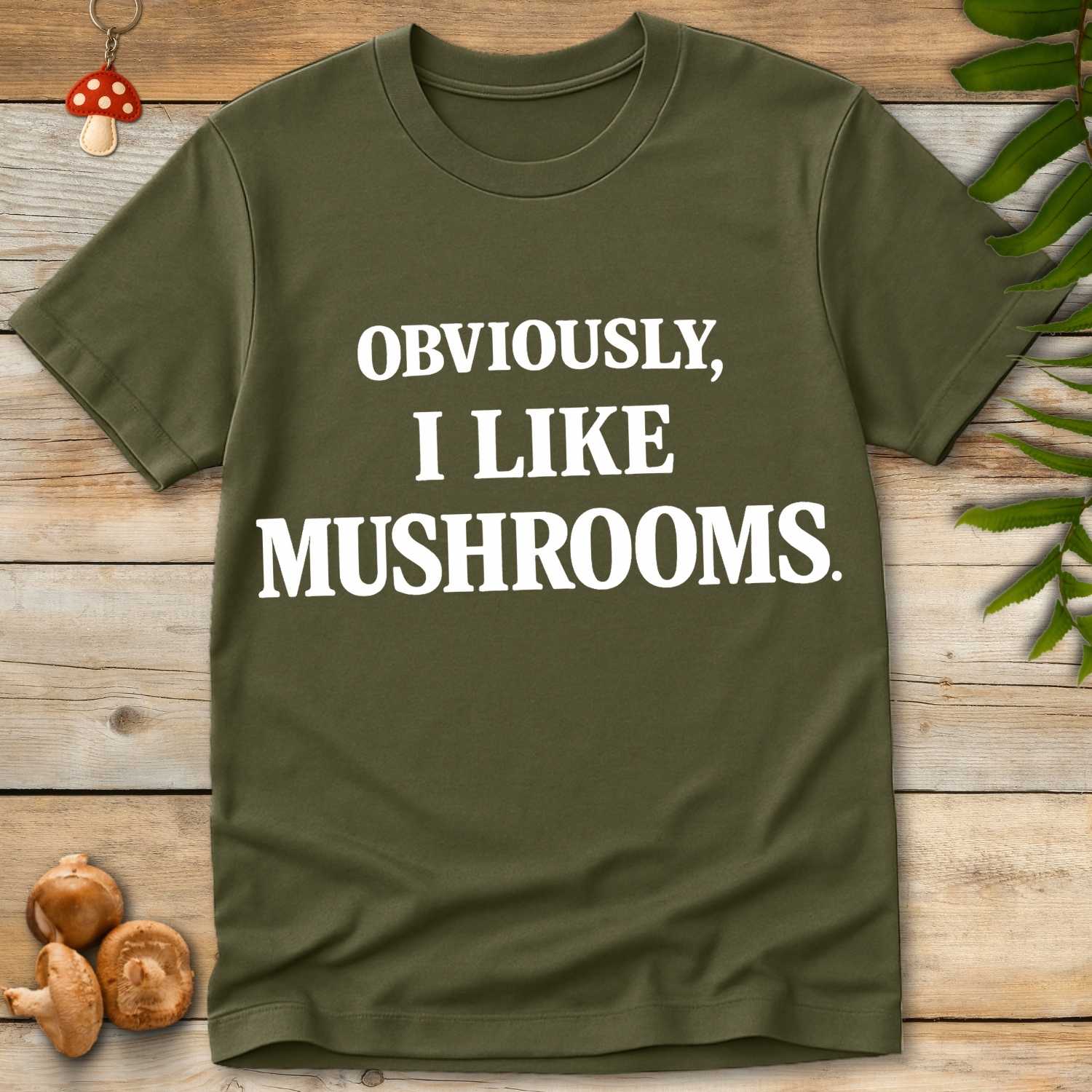 Obviously Mushrooms Tee