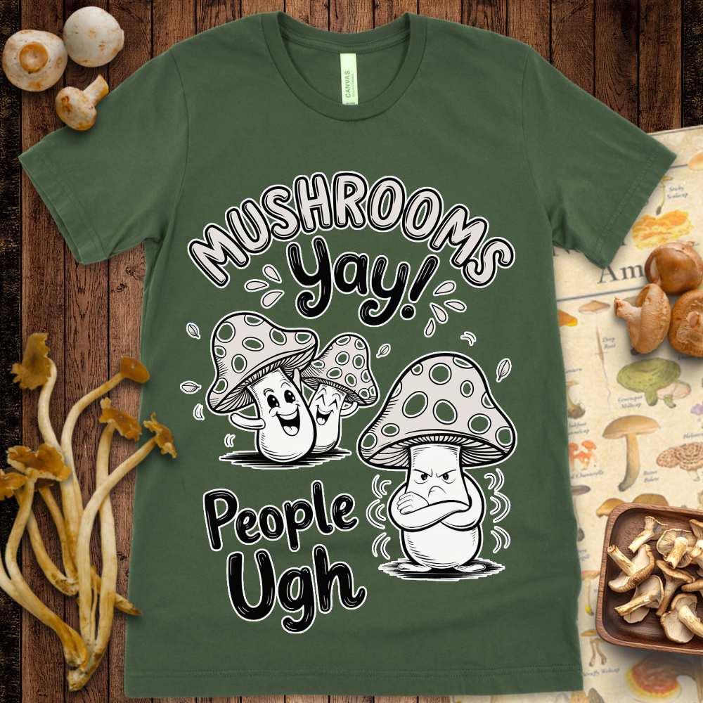 Mushrooms Yay Tee