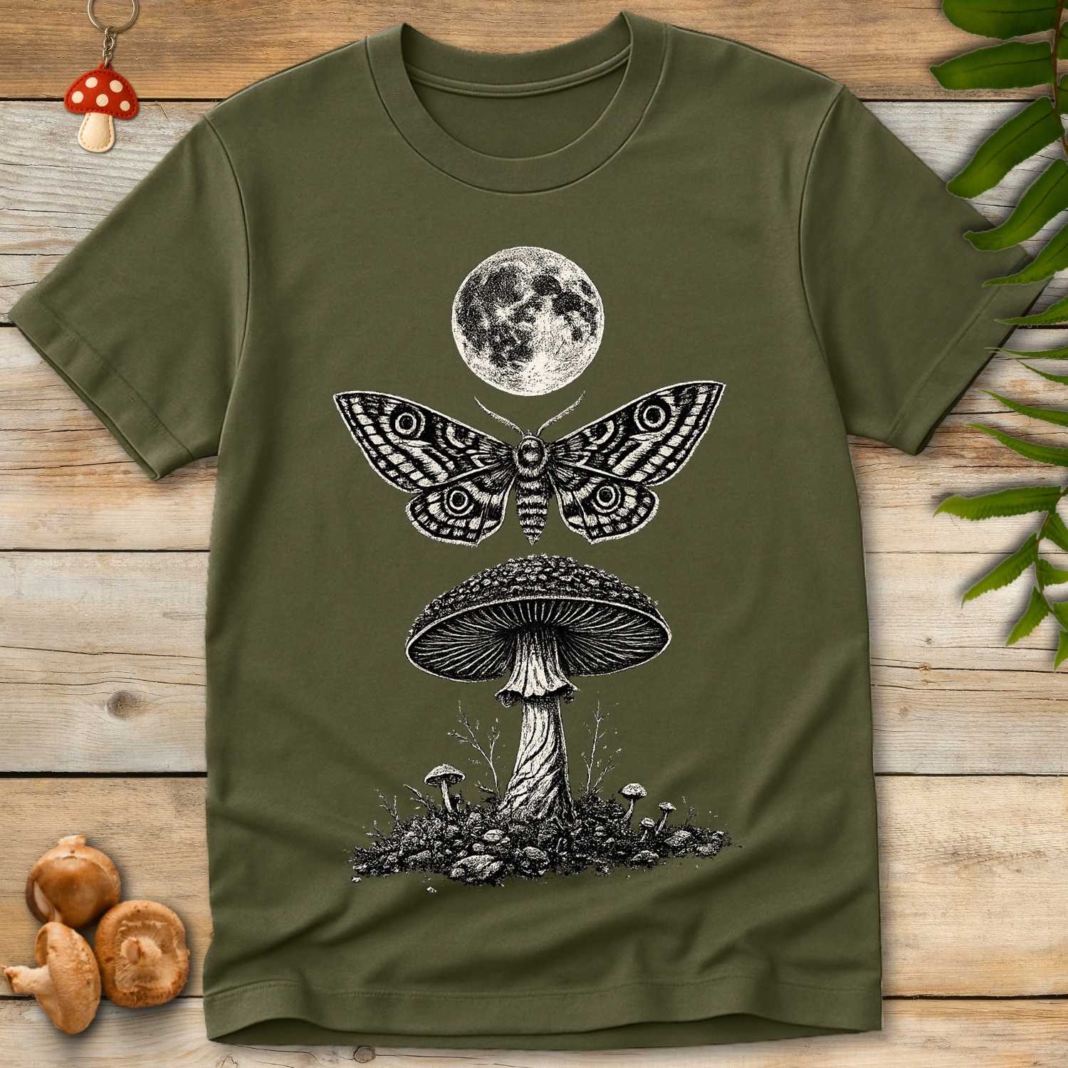 Moth Moonshroom Tee