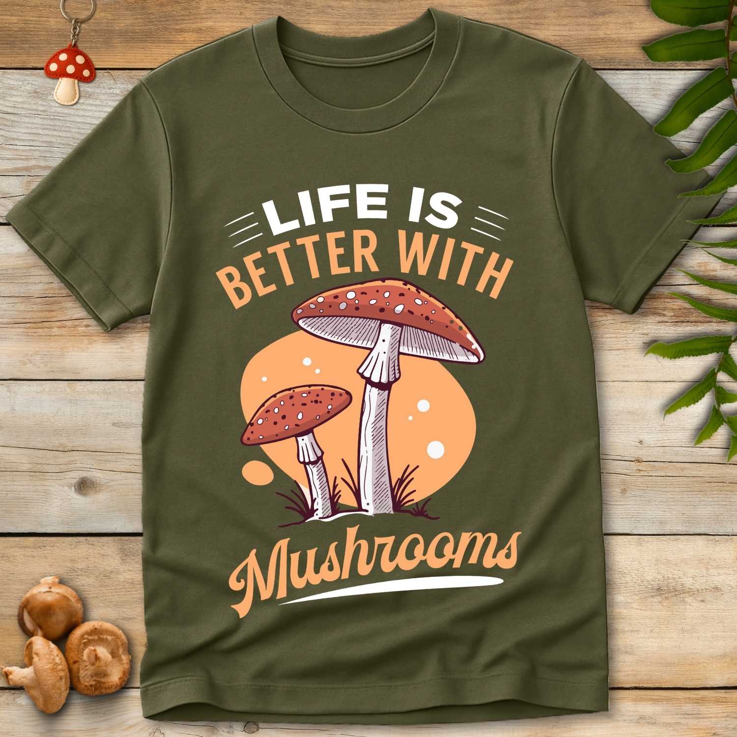 Life With Mushrooms Tee