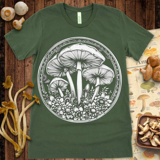 Mushroom n Flower Tee