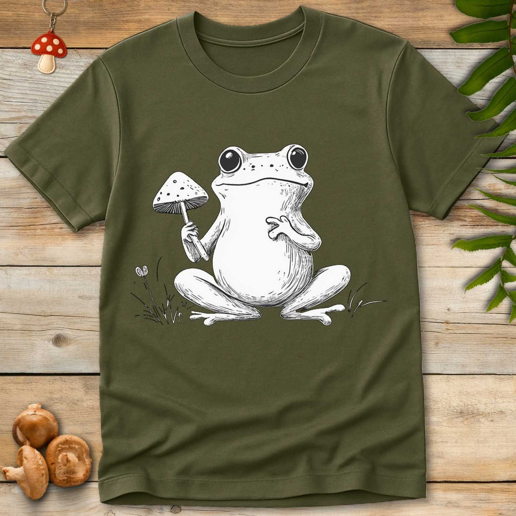 Fungi Frog White Tee