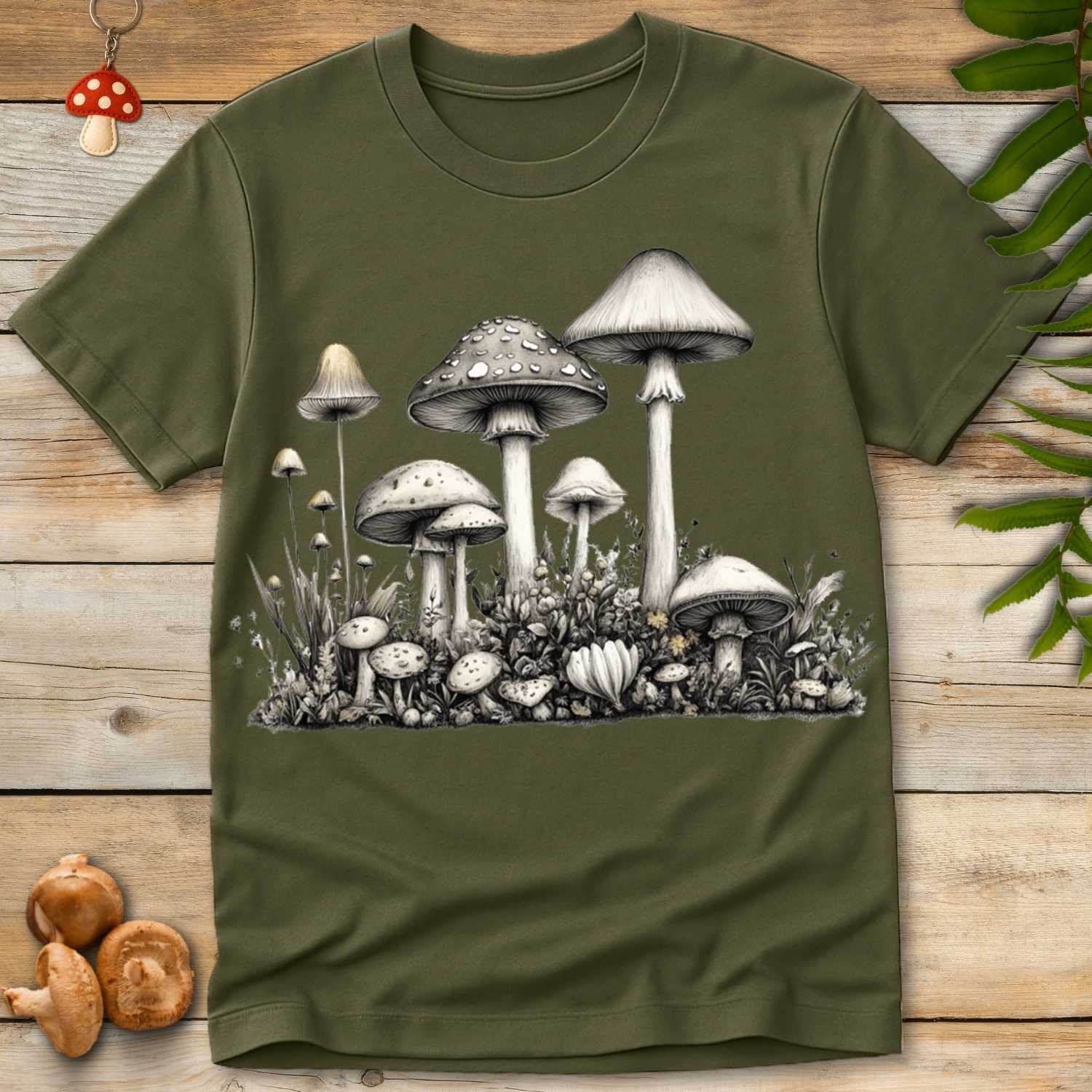 White Fungal Bloom Tee