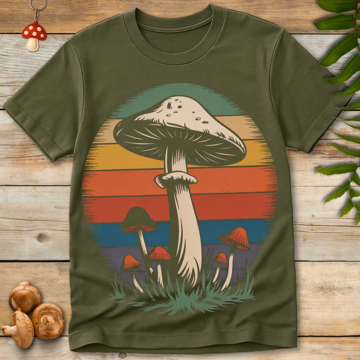 Retro Shroomscape Tee