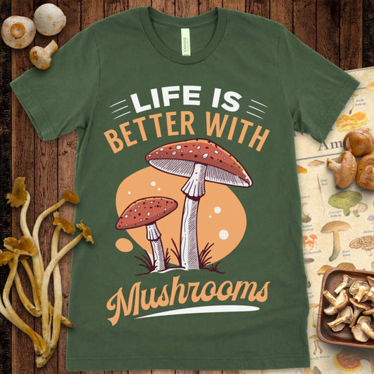 Life With Mushrooms Tee
