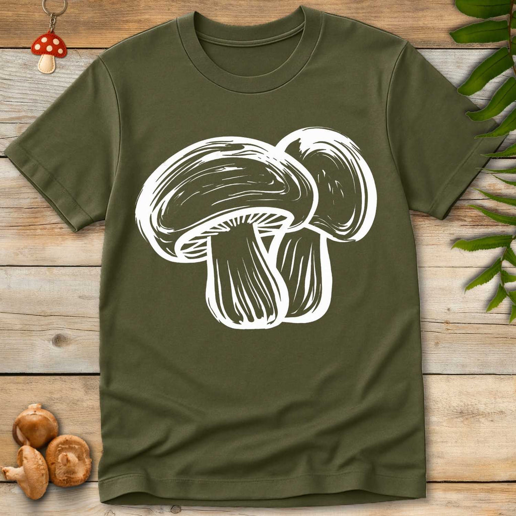 Brush Mushrooms Tee