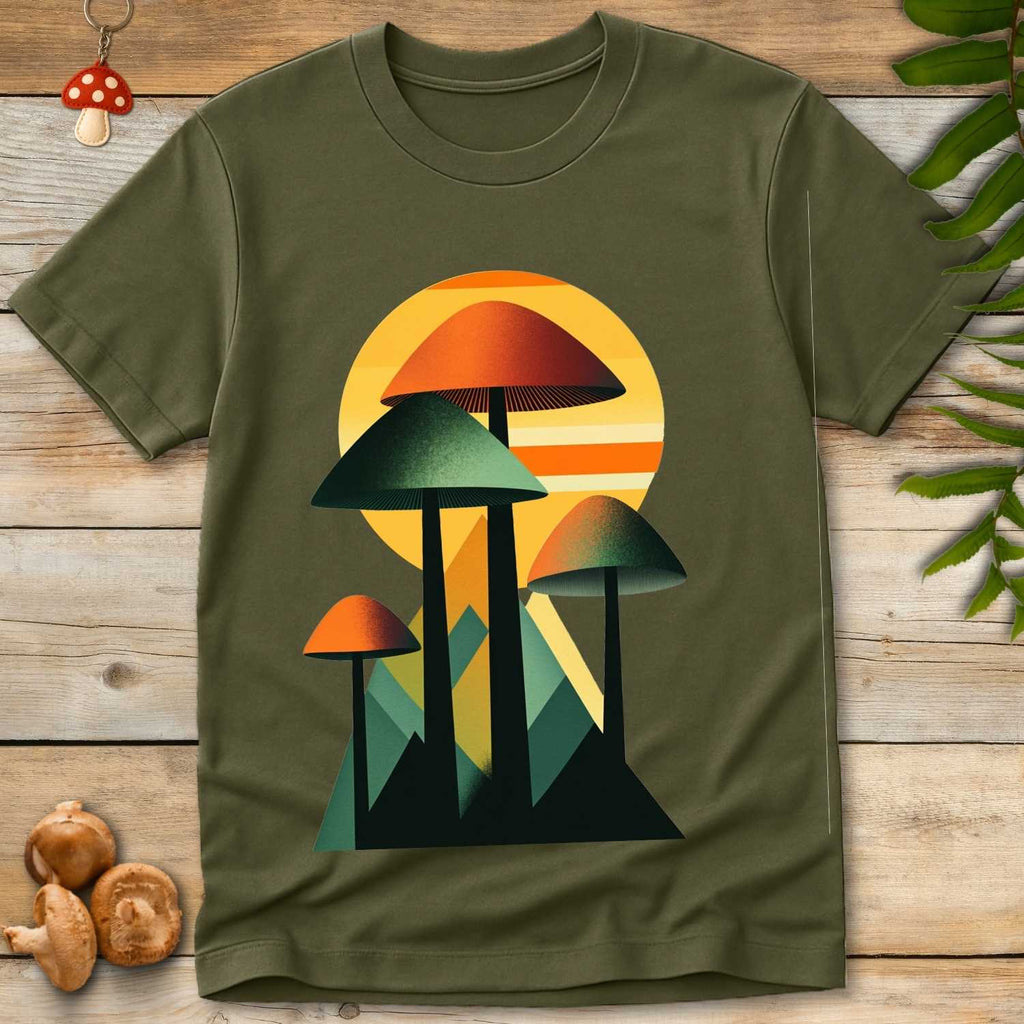 Geo Fungi Sunset Tee