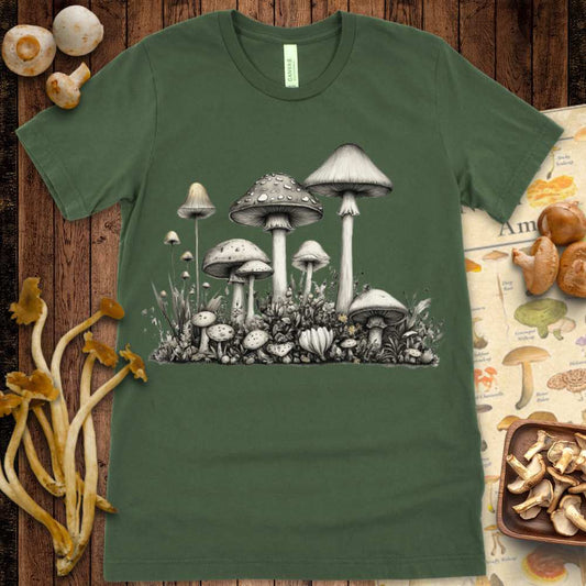 White Fungal Bloom Tee
