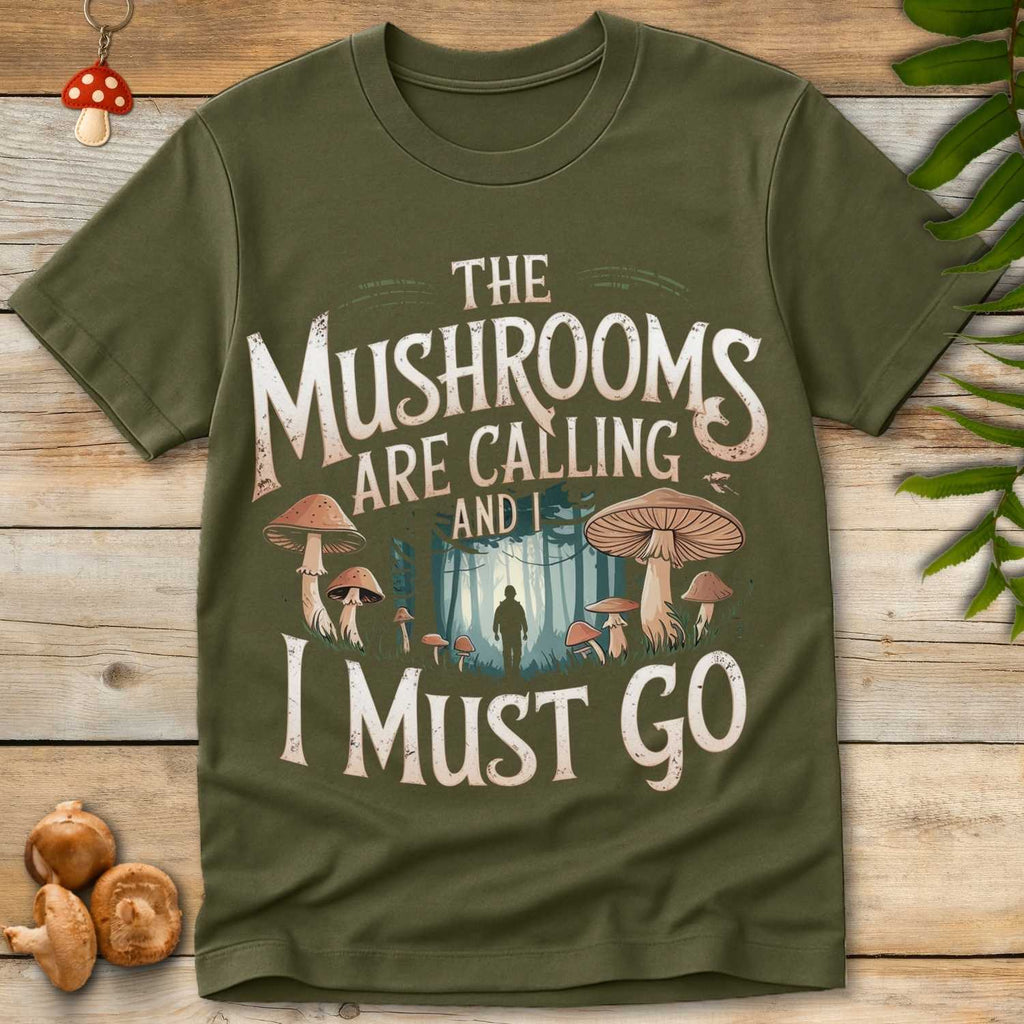 Mushrooms Calling Tee