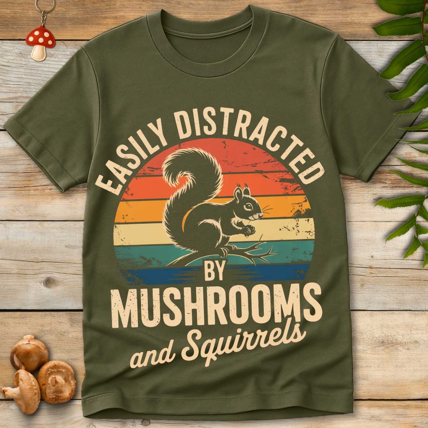 Mushroom Squirrel Tee
