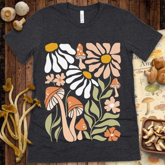 Boho Shroom & Flower Tee