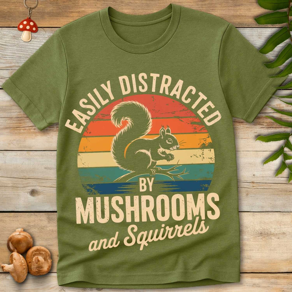 Mushroom Squirrel Tee