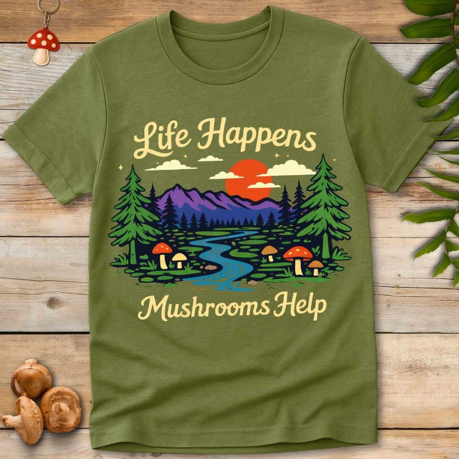 Mushroom Help Tee