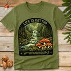 Better With Mushrooms Tee