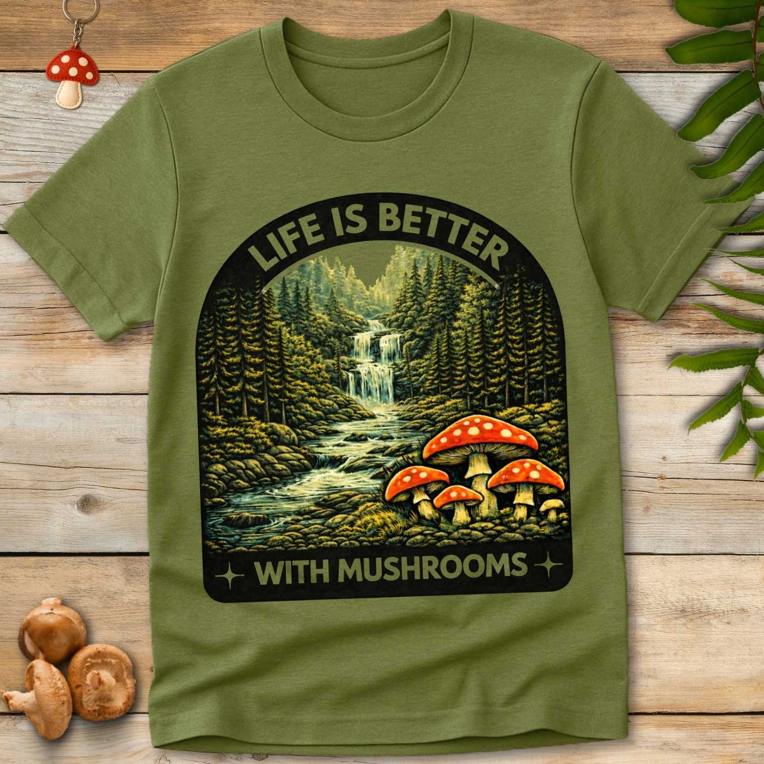 Better With Mushrooms Tee