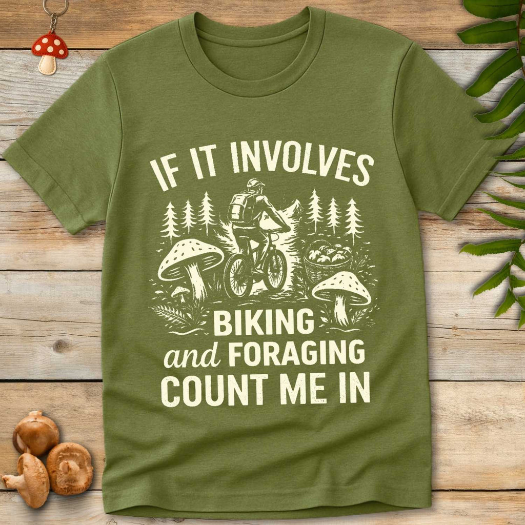 Biking Foraging Tee