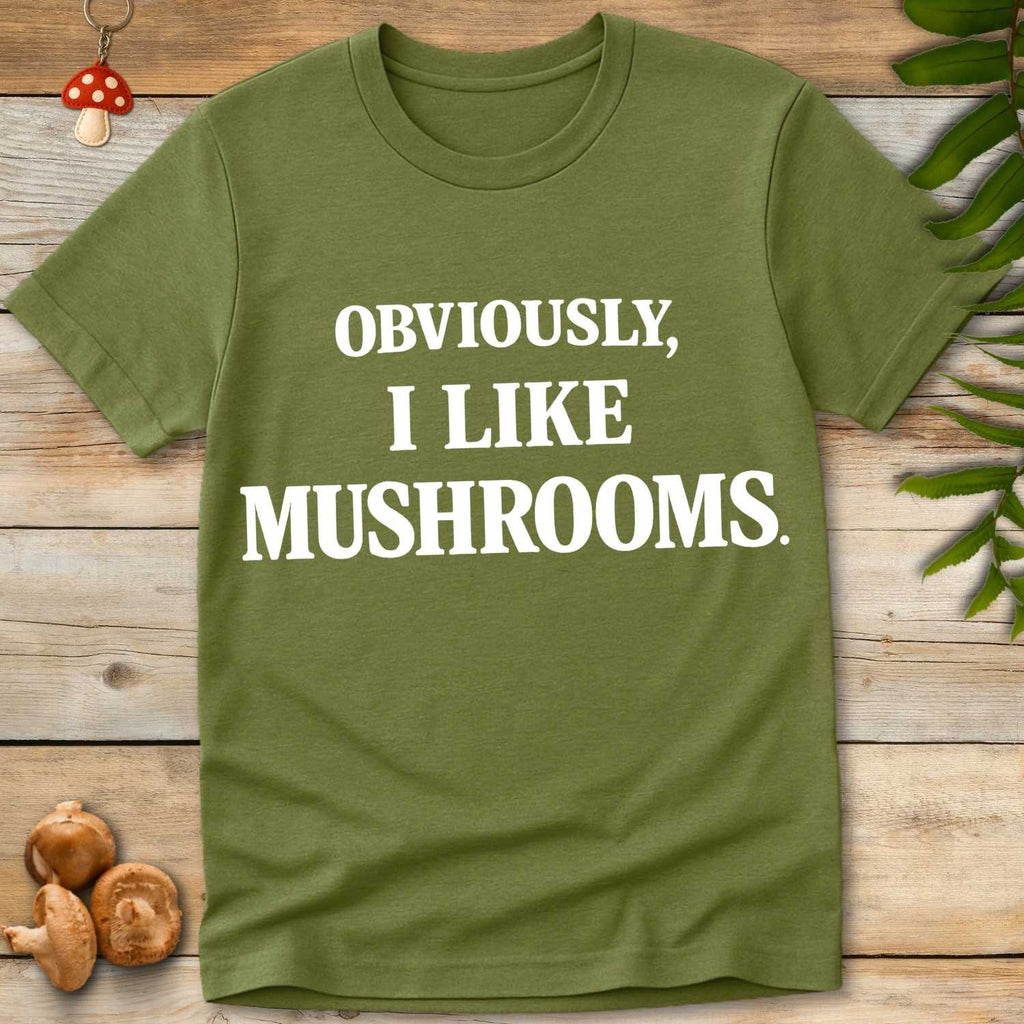 Obviously Mushrooms Tee