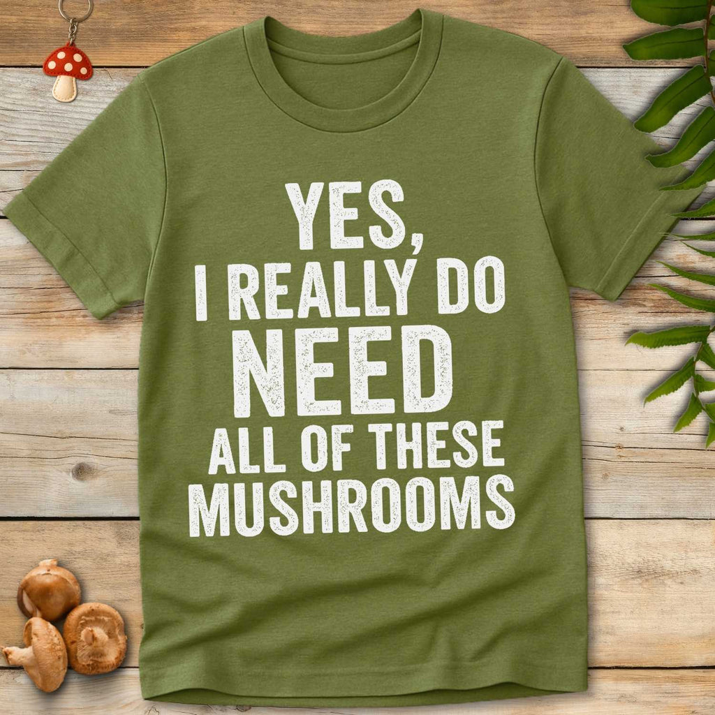 Yes Mushrooms Tee