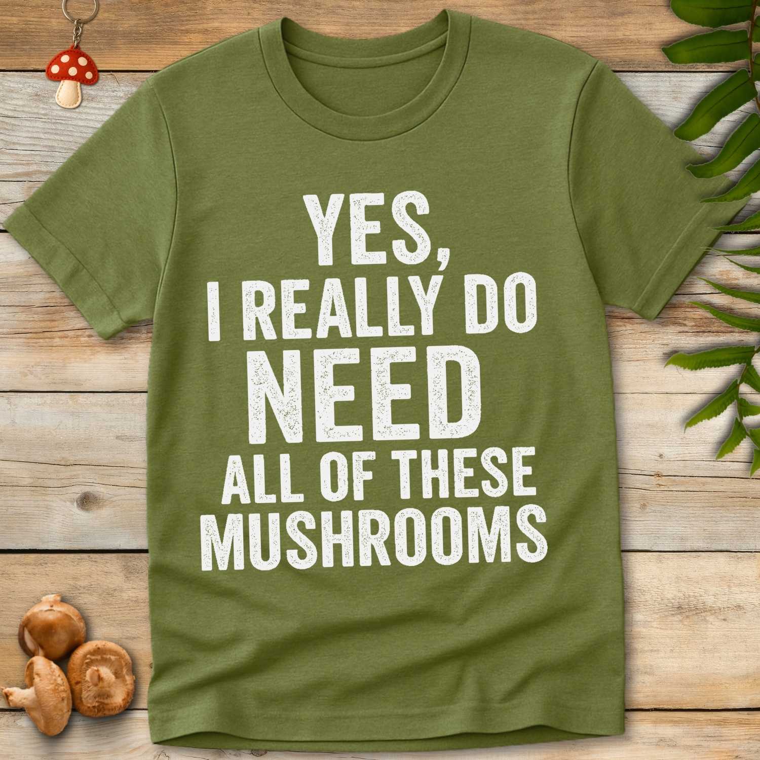 Yes Mushrooms Tee