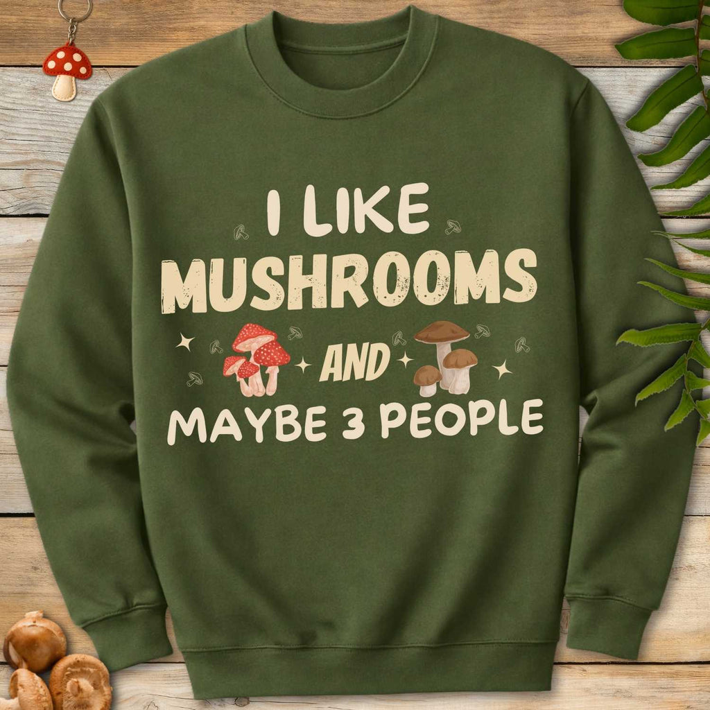 Mushroom & 3 Sweatshirt