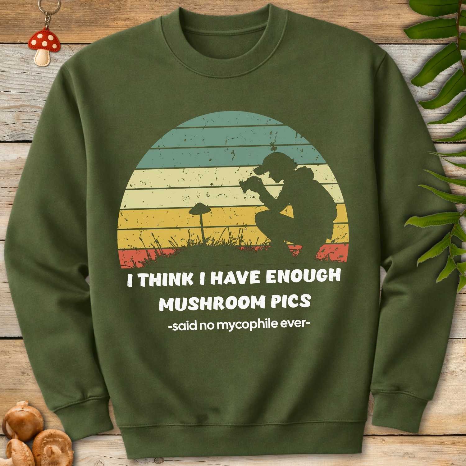 Mushroom Pics Sweatshirt