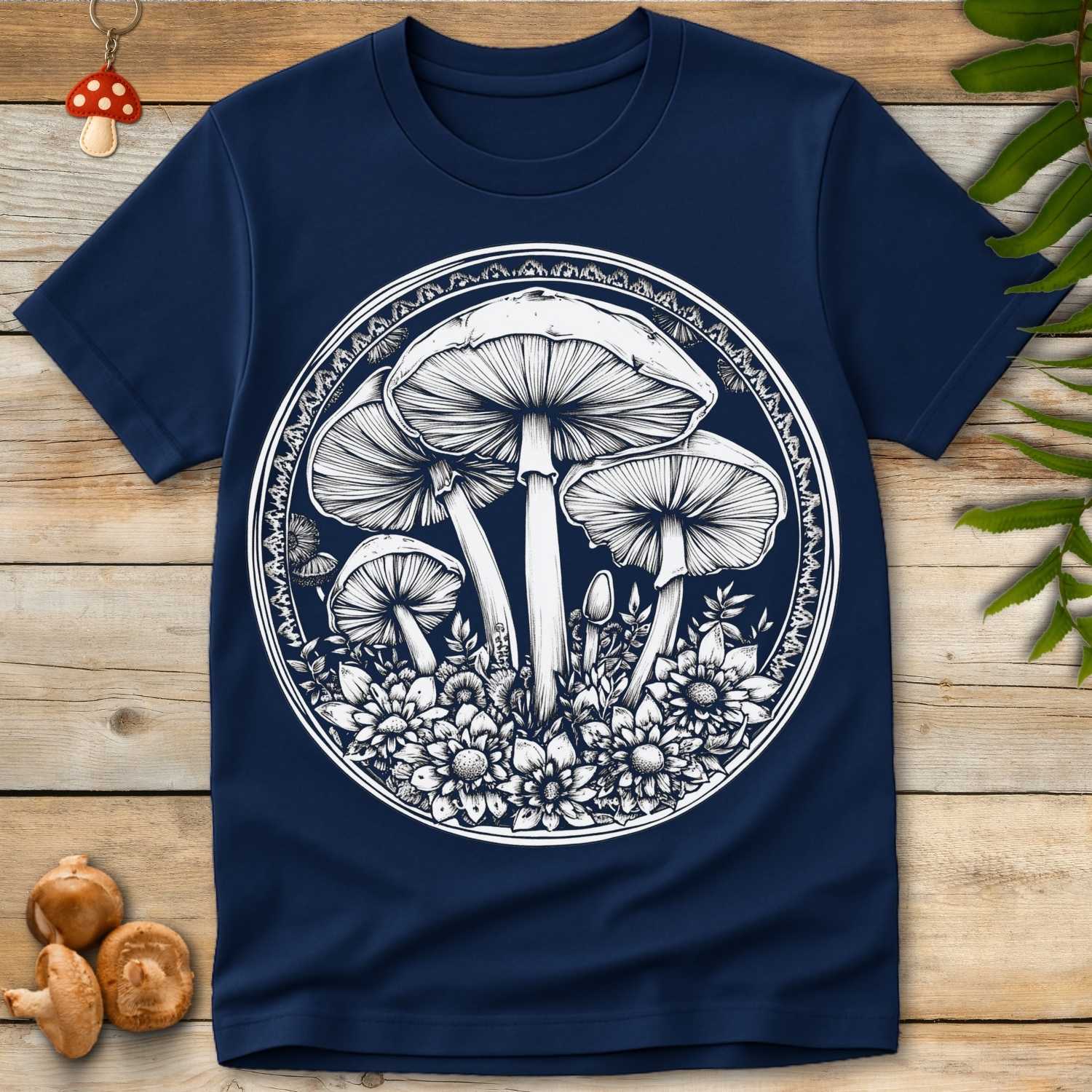 Mushroom n Flower Tee