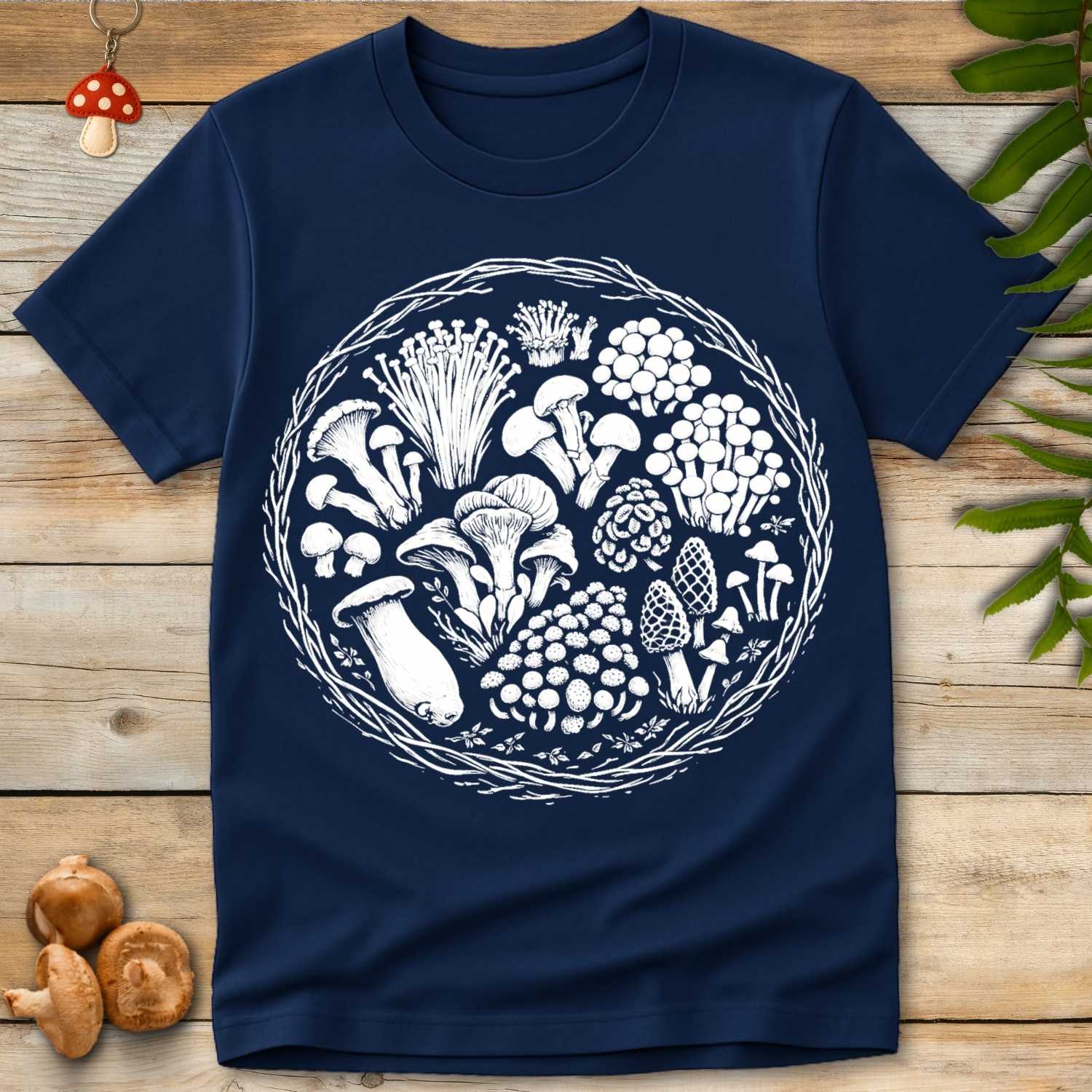 Wild Fungi Wreath Tee